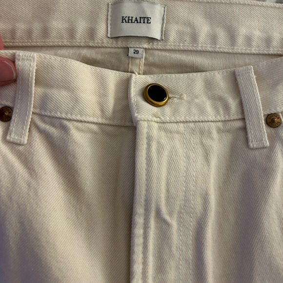 KHAITE Pants - Khaite Kyle Ecru Jeans 29